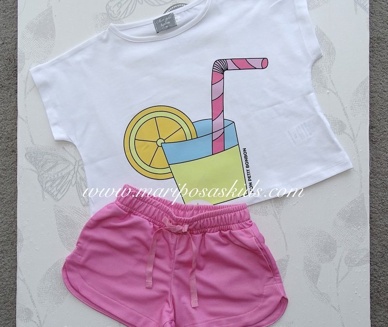 Conjunto MON PETIT LIMONADA Camiseta y Short