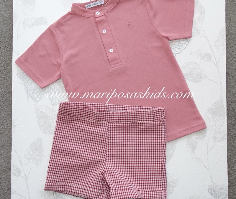 Conjunto niño Polo y Short Santorini