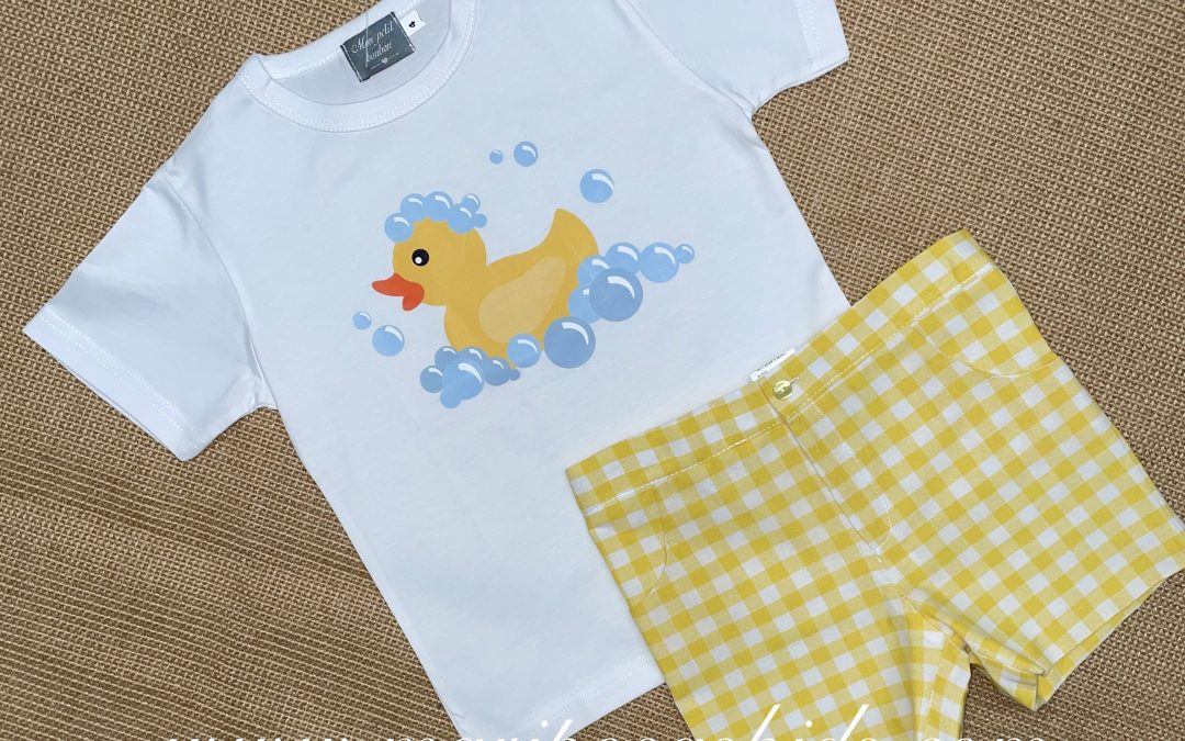 Camiseta MON PETIT Niño Patito