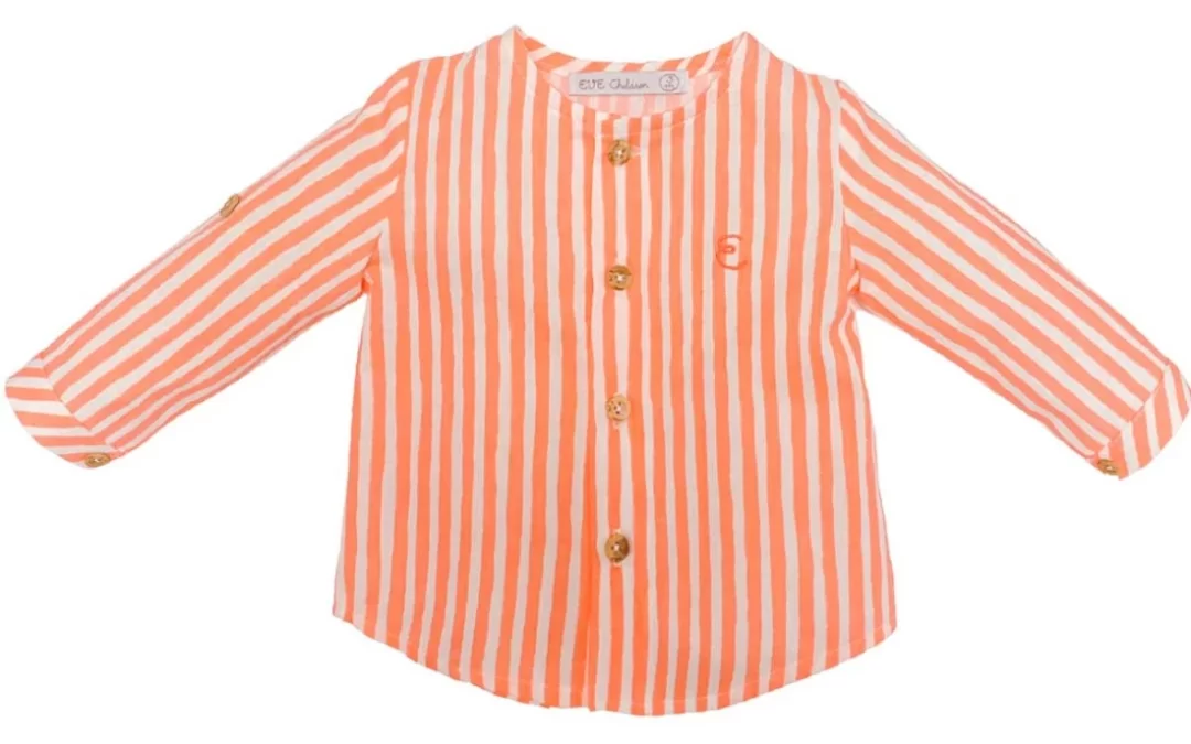 Camisa EVE CHILDREN Rayas Coral Niño