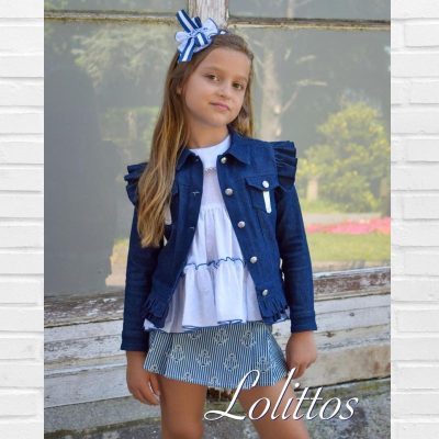 Lolittos Colección Misifú Chaqueta niña Verano 2023