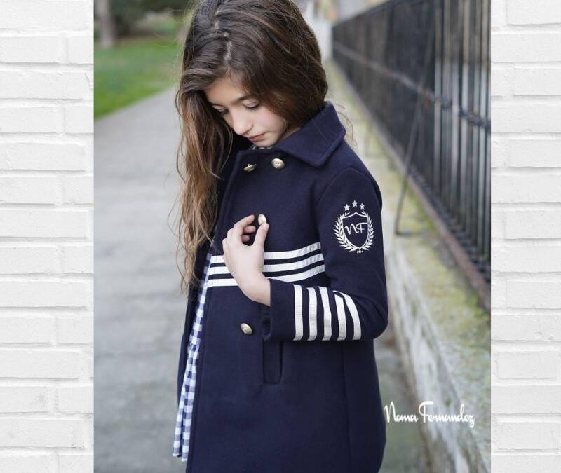 NOMA FERNÁNDEZ Abrigo PAÑO AZUL Marino